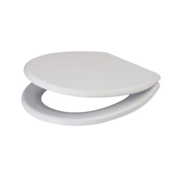 Capac WC Cersanit President, polipropilena, alb, 45.9 x 36.7 cm