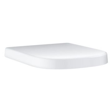 Capac WC Grohe Euro Ceramic, eliberare rapida, incluse set fixare, duroplast, alb - 39331000