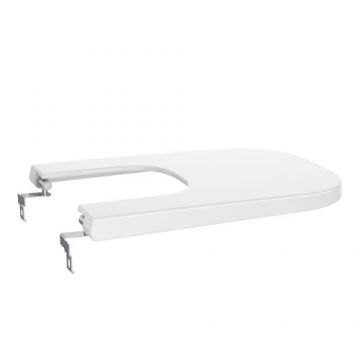 Capac bideu Roca The Gap cu inchidere soft-close, alb - Culoare Alb pal