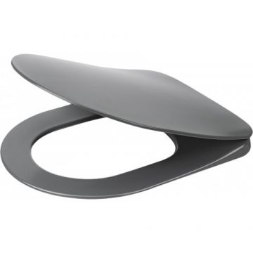 Capac Wc Deante Poenia soft-close, gri - Culoare Gri