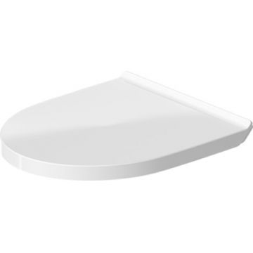 Capac wc Duravit No.1 cu inchidere lenta  balamale metalice  alb