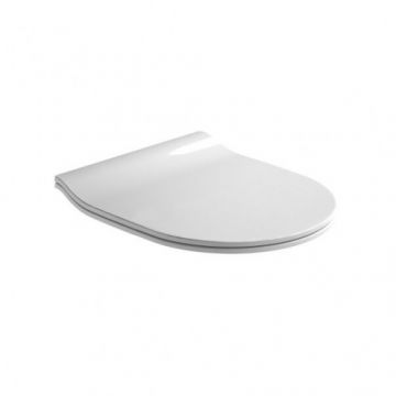 Capac Wc Gala Emma Rounded slim - Culoare Alb pal