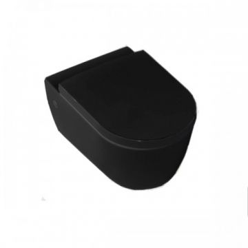 Capac Wc Hatria Fusion soft-close - Culoare Negru