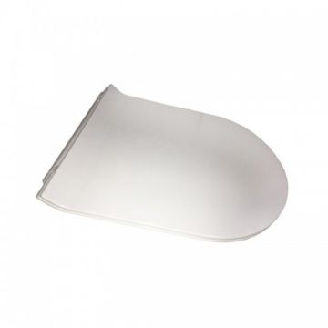 Capac Wc Hatria Fusion soft-close slim - Culoare Alb pal