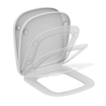 Capac Wc Ideal Standard Esedra soft-close - Culoare Alb pal
