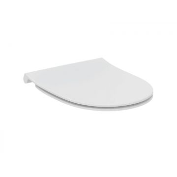 Capac wc Ideal Standard i.life O Slim cu inchidere lenta si QuickRelease  alb