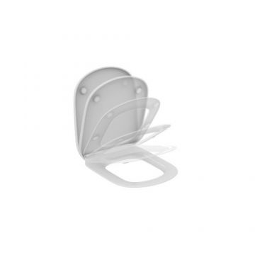 Capac Wc Ideal Standard Tesi soft-close - Culoare Alb pal