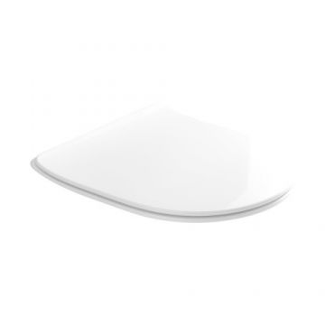 Capac Wc Kerasan Flo soft-close slim - Culoare Alb pal