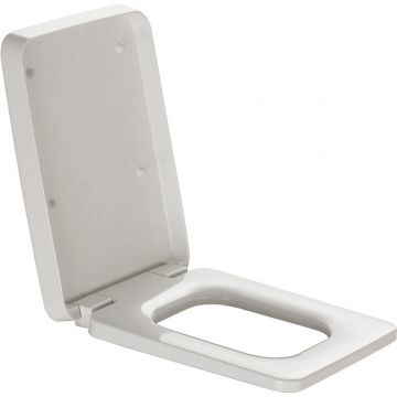 Capac WC Laufen Il Bagno Alessi One Square cu inchidere lenta  alb