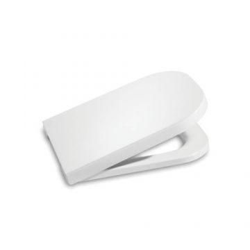 Capac WC Roca The Gap, alb soft-close - Culoare Alb pal