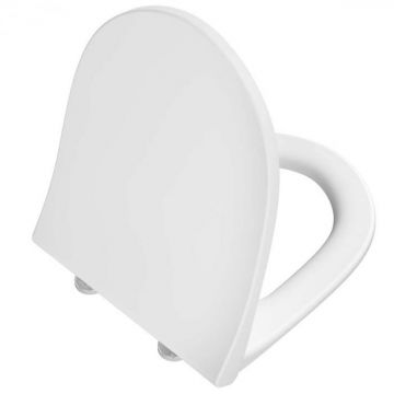 capac WC slim, inchidere lenta soft close, alb mat   130-001-009