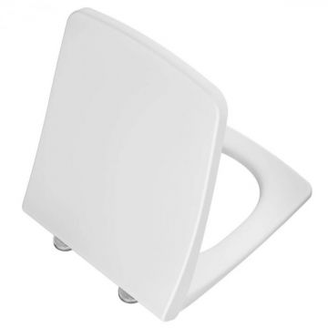 Capac WC slim, inchidere lenta soft close, alb mat   132-001-009