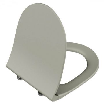 capac WC slim, inchidere lenta soft close, taupe mat   120-020-009