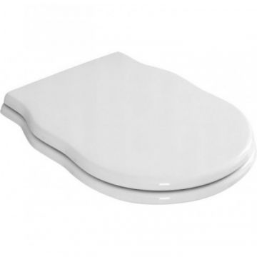 Capac WC soft-close Artceram Hermitage, alb - Culoare Alb pal