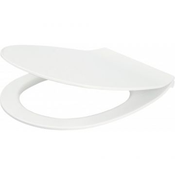 Capac WC soft-close Deante Silia, alb - Culoare Alb pal
