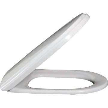 Capac WC Villeroy & Boch Hommage cu inchidere lenta si QuickRelease  Alb Alpin