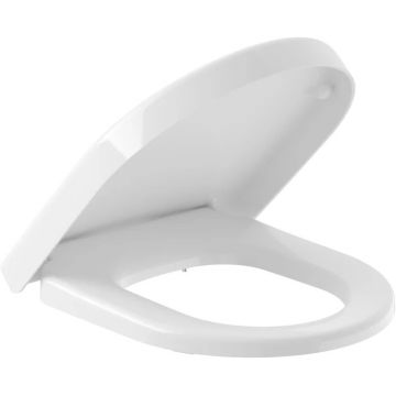 Capac WC Villeroy & Boch Subway 2.0 Compact cu inchidere lenta  alb Alpin