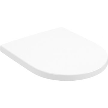 Capac wc Villeroy & Boch Subway 3.0 cu inchidere lenta si QuickRelease  alb mat