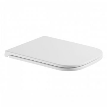 Capac wc Wellis Aurora soft-close slim, alb - Culoare Alb pal